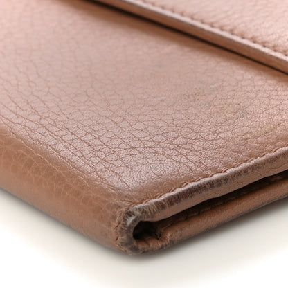 Gucci Deerskin Continental Flap Wallet Brown 11 of 26