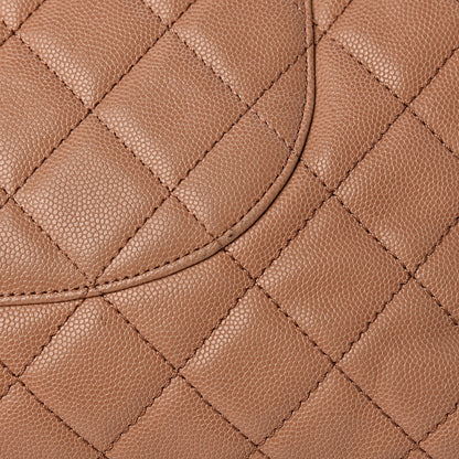 Chanel Caviar Quilted Large Coco Handle Shopping Tote Beige 14 of 16