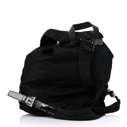 Prada Nylon Vela Mini Cinch Backpack Black 3 of 10