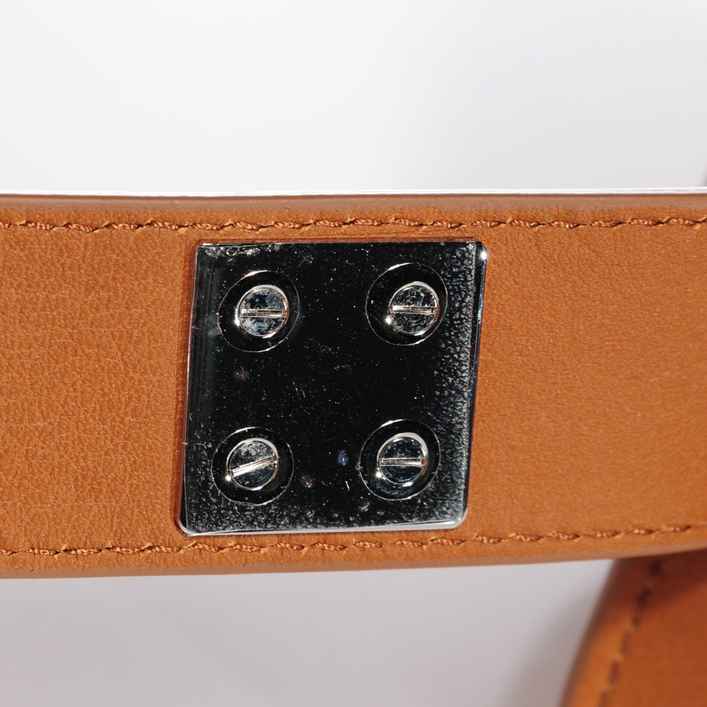 Calfskin PS11 Mini Classic Shoulder Bag Caramel
