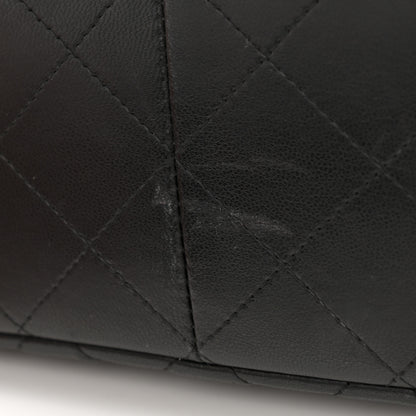 Chanel Lambskin Quilted Jumbo Double Flap Black 12 of 12