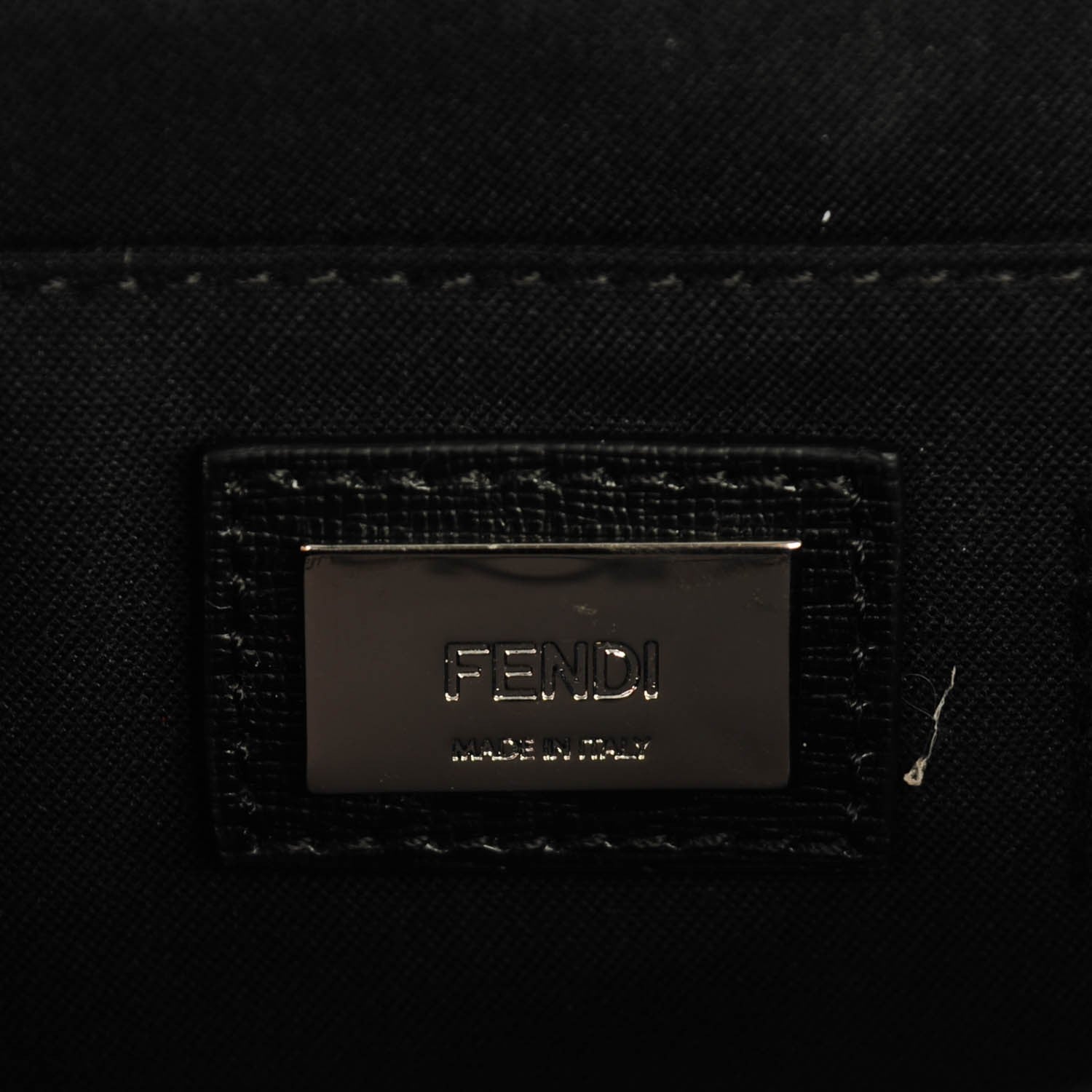 Fendi Vitello Elite QuTweet Mini Demi Jour Shoulder Bag Black Multicolor 6 of 6