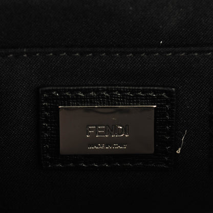Fendi Vitello Elite QuTweet Mini Demi Jour Shoulder Bag Black Multicolor 6 of 6