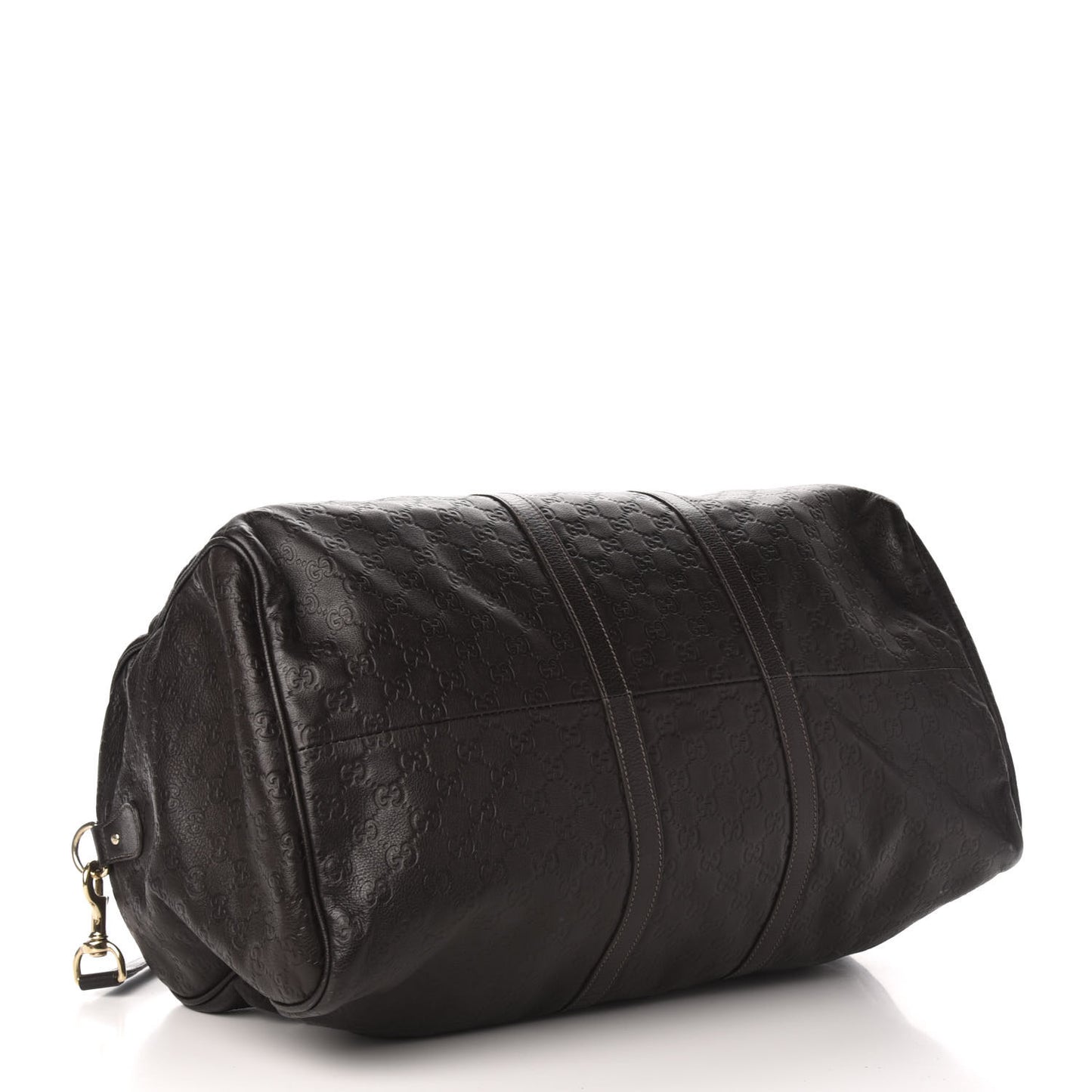 Guccissima Large Carry On Duffle Chocolate