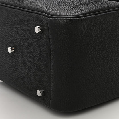 Hermes Taurillon Clemence Lindy 26 Black 9 of 10