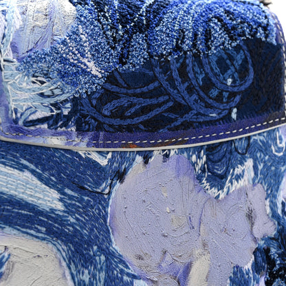 Louis Vuitton Taurillon Donna Huanca Capucines MM Blue 9 of 11