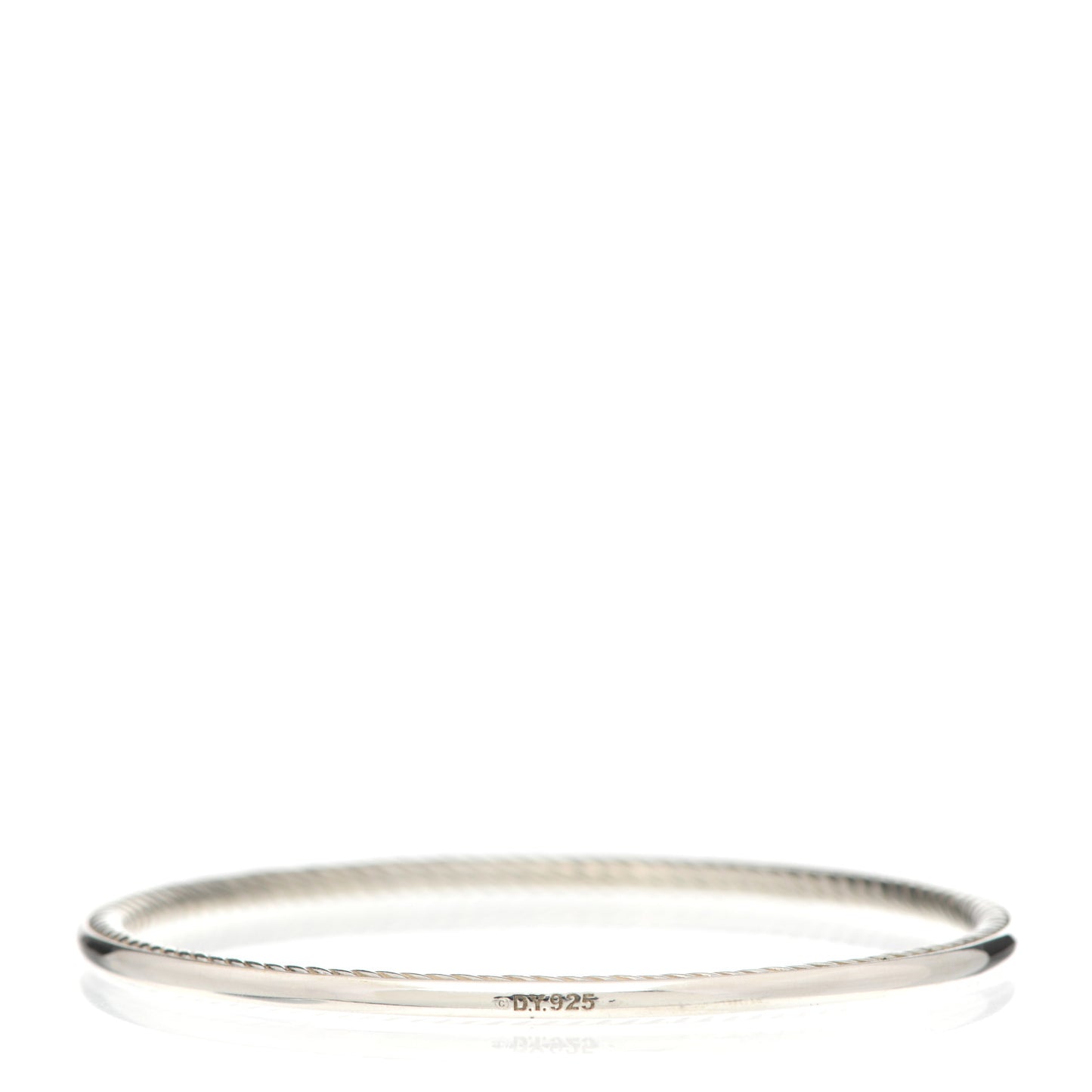 Sterling Silver 3mm Cable Classics Bangle Bracelet