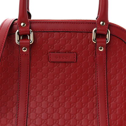Gucci Soft Microguccissima Mini Dome Bag Rosso 8 of 10
