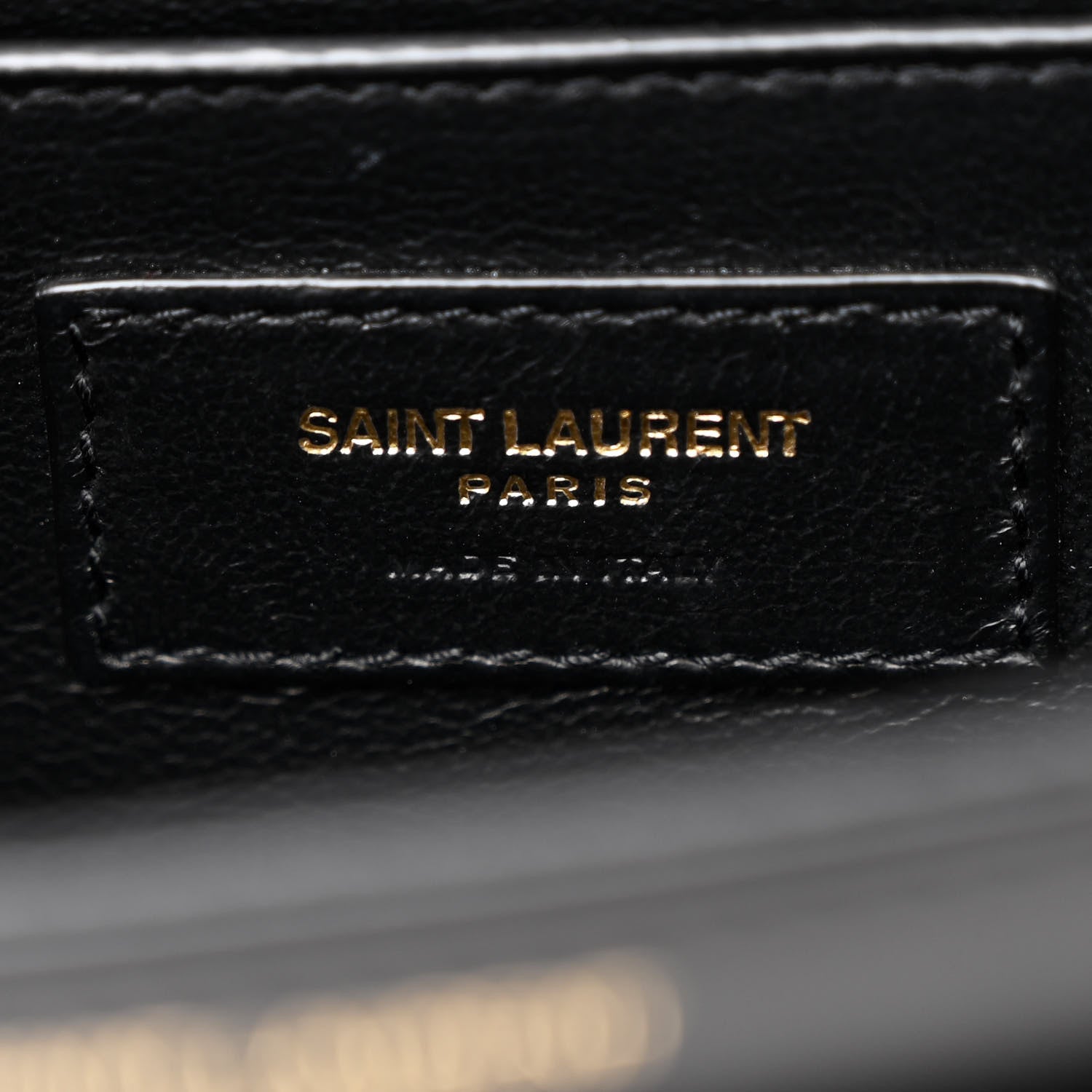Saint Laurent Box Calfskin Monogram Medium Solferino Satchel Black 6 of 10