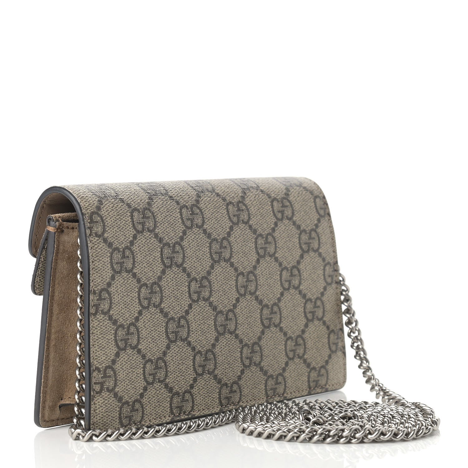 Gucci GG Supreme Monogram Super Mini Dionysus Shoulder Bag Taupe 5 of 15