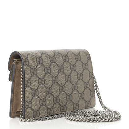 Gucci GG Supreme Monogram Super Mini Dionysus Shoulder Bag Taupe 5 of 15