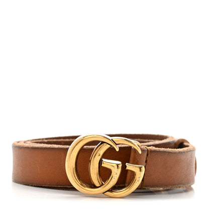 Gucci Faded Calfskin Double G 20mm Belt 70 28 Cuir 1 of 5