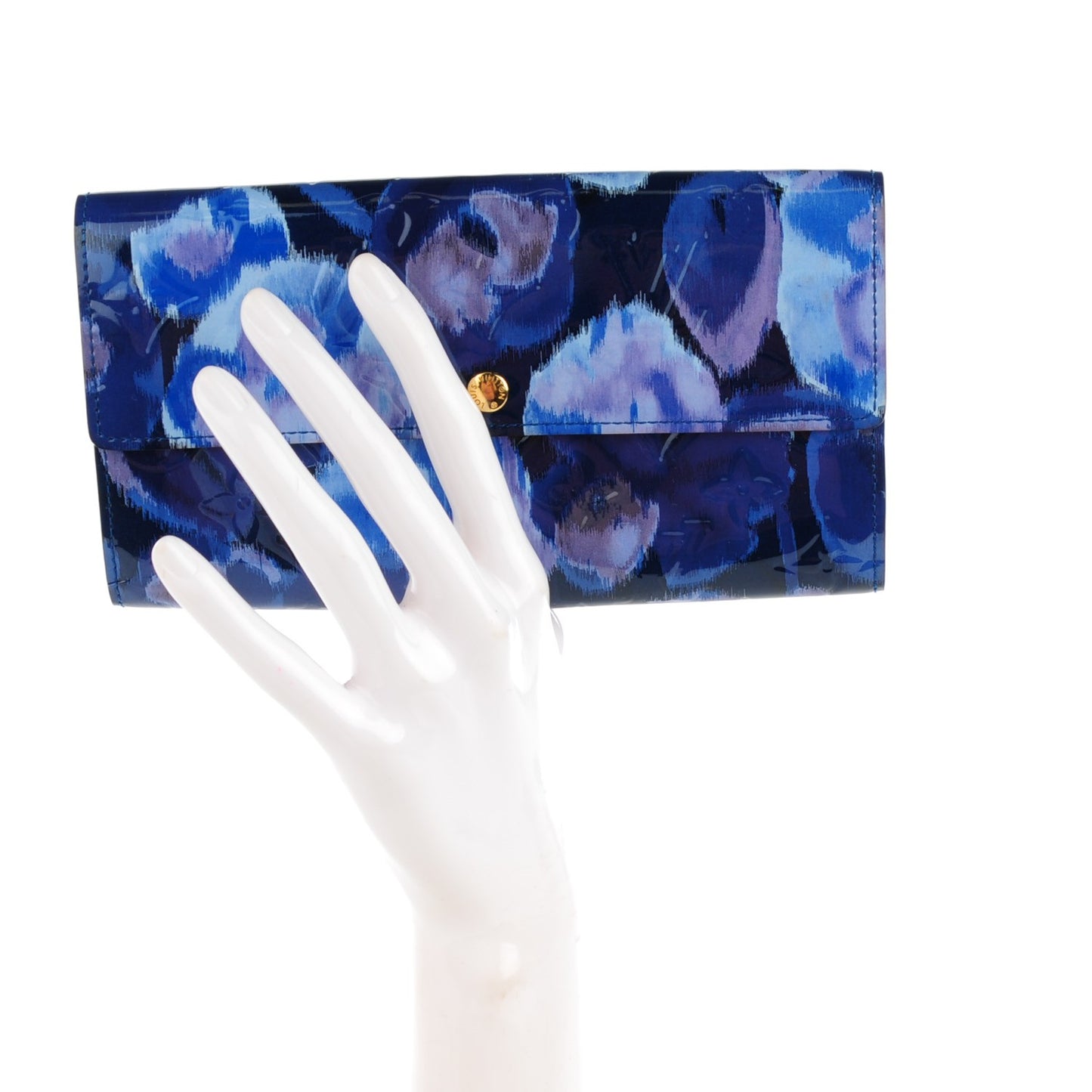 Vernis Ikat Sarah Wallet Grand Blue