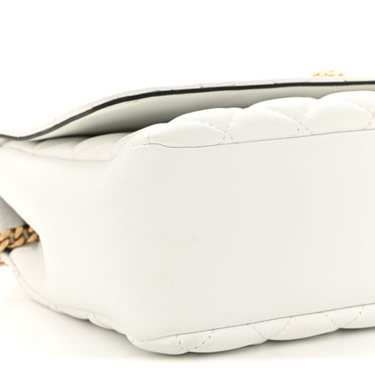 Versace Nappa Quilted Medusa Medium Chain Crossbody White 9 of 14