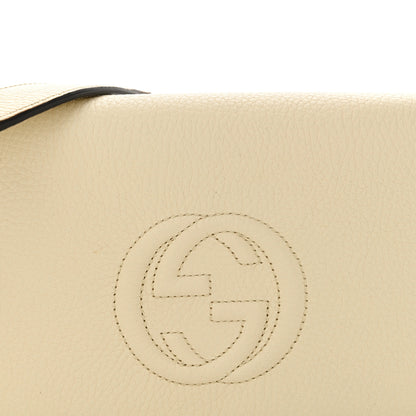 Gucci Pebbled Calfskin Soho Wallet on Chain Ivoire 7 of 11