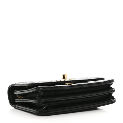 Chanel Lambskin Quilted Mini Trendy CC Wallet On Chain WOC Black 4 of 12