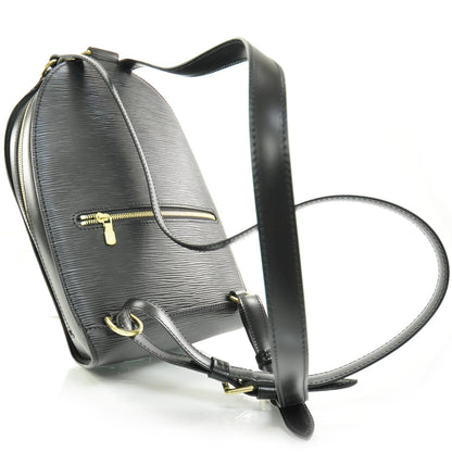 Louis Vuitton Epi Mabillon Backpack Black 3 of 8