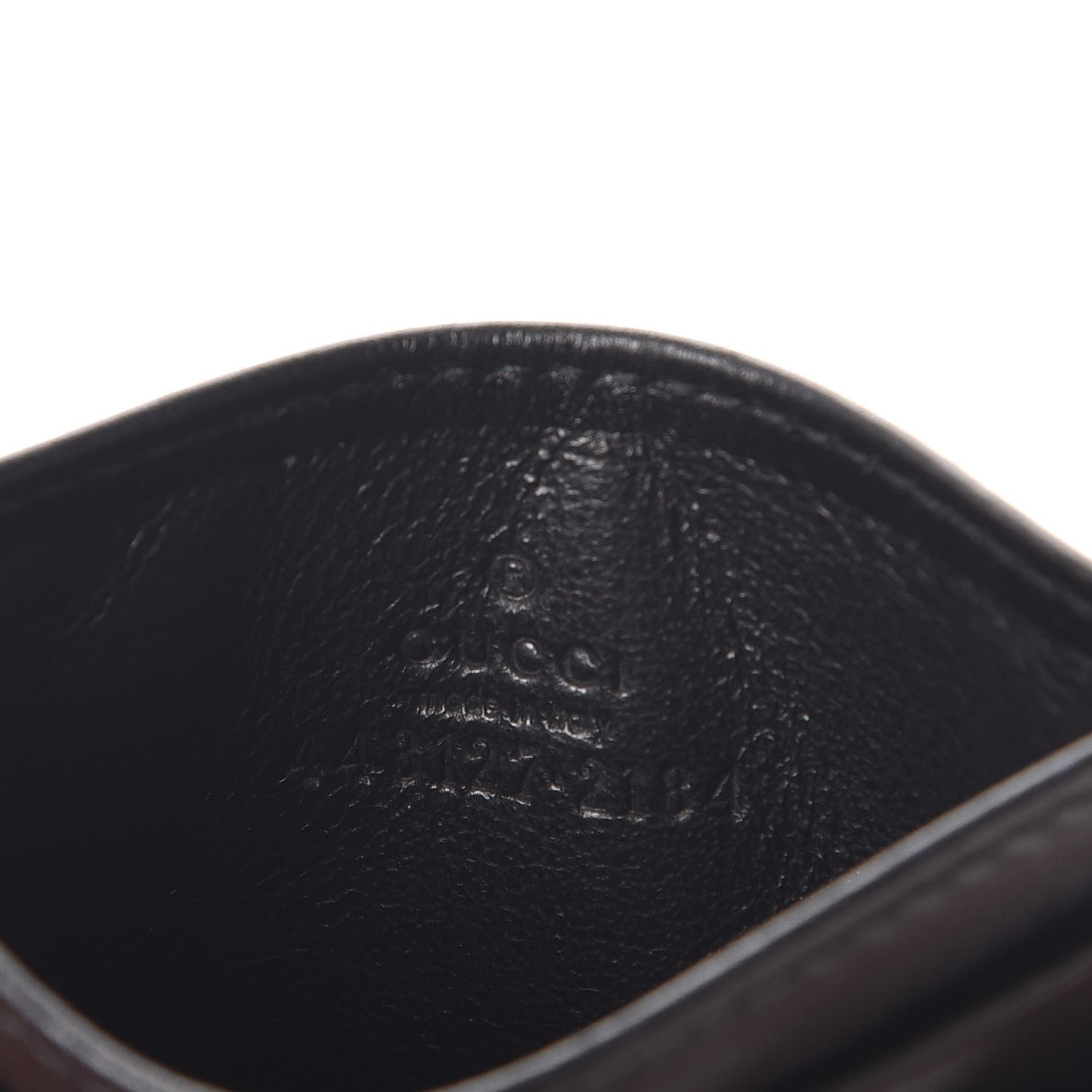 Gucci Calfskin Matelasse GG Marmont Card Holder Black 6 of 7