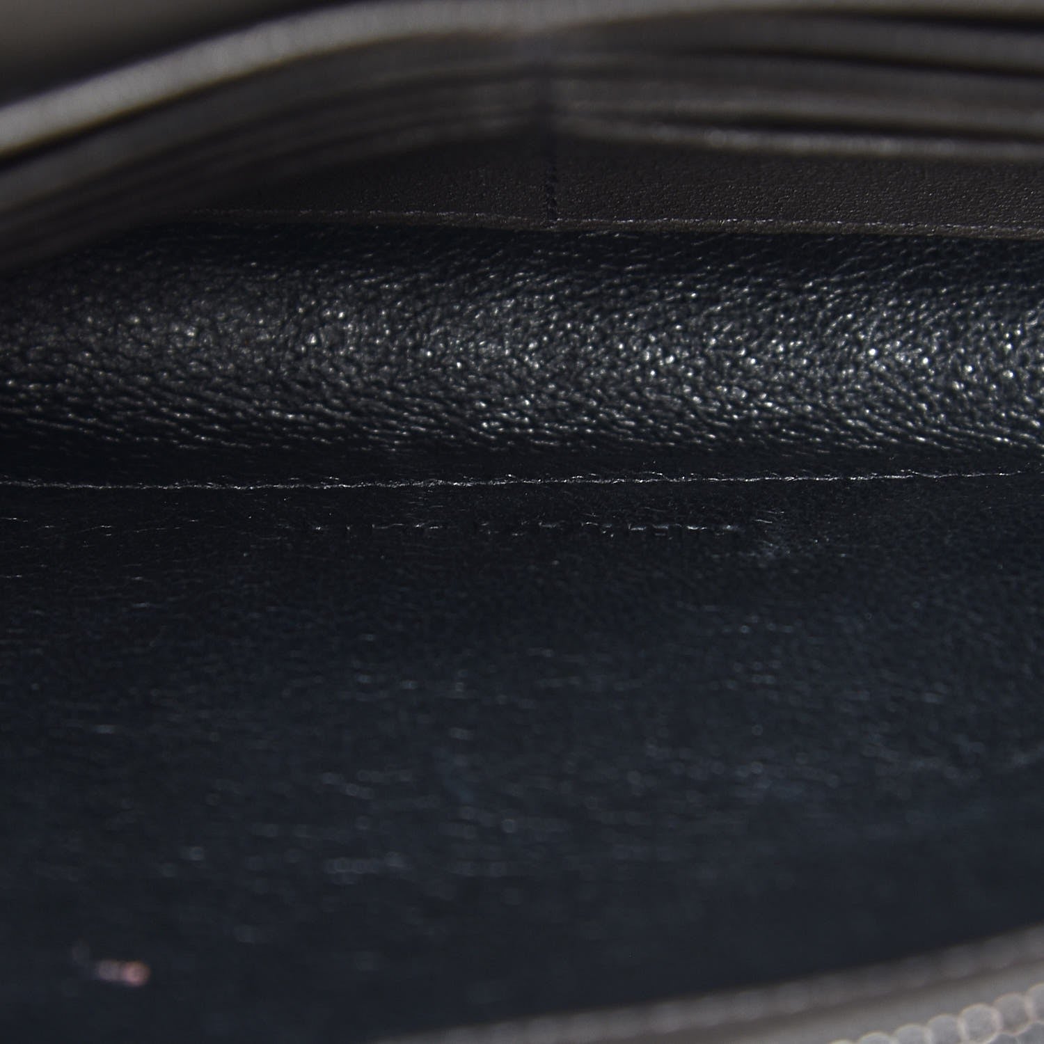 Saint Laurent Sheepskin Tri-Quilt Monogram Envelope Chain Wallet Earth 8 of 13