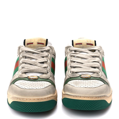 Gucci Nylon Nubuck Web Womens Screener Sneakers Mystic 36.5 Dusty Milk 2 of 10