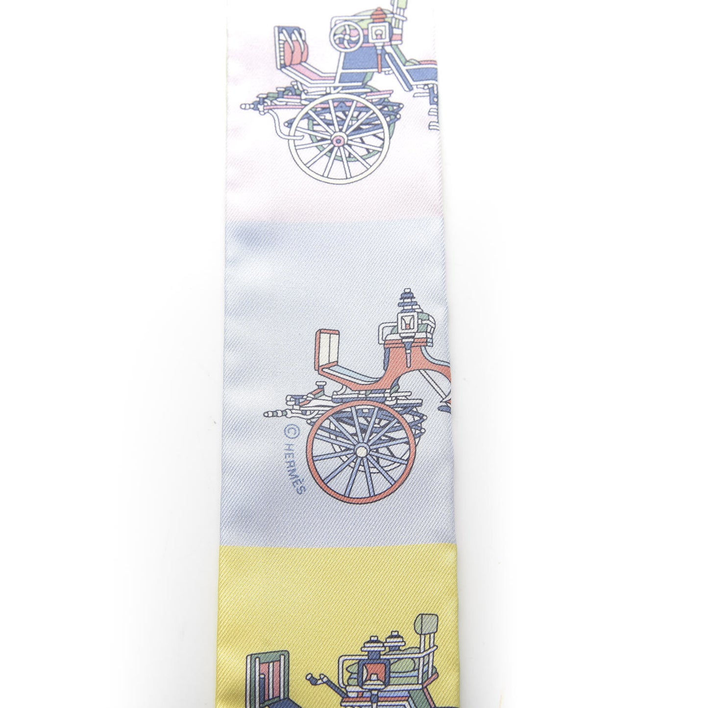 Silk Les Voitures Exquises Twilly Rose Pale Jaune Pale