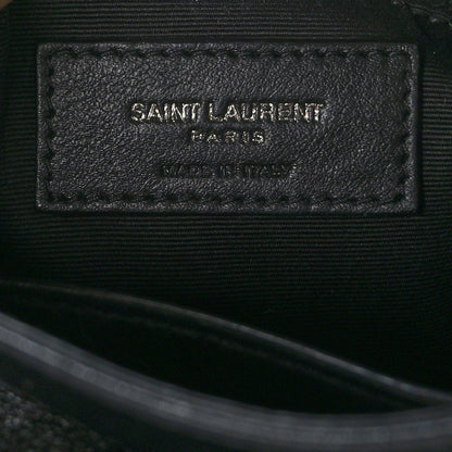 Saint Laurent Crinkled Calfskin Matelasse Monogram Medium Niki Chain Satchel Black 7 of 9