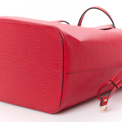 Louis Vuitton Epi Monogram Neverfull MM Castillan Red 12 of 12