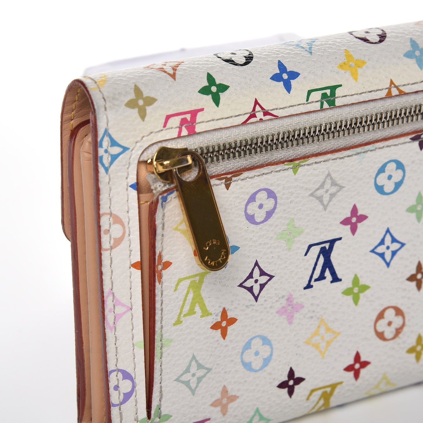 Monogram Multicolor Koala Wallet White