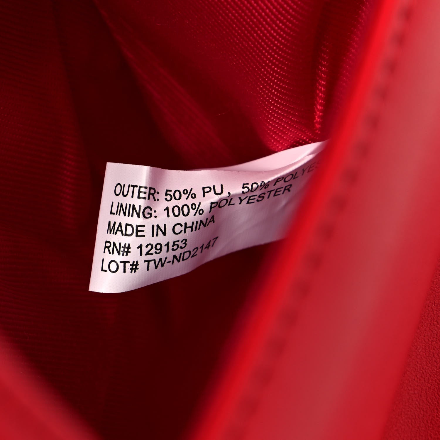 Telfar Vegan Leather Small Shopping Bag Red 6 of 11