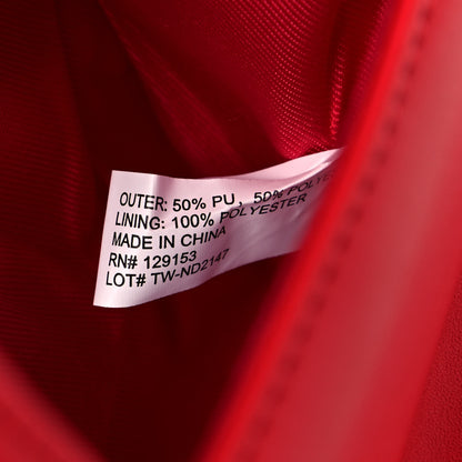 Telfar Vegan Leather Small Shopping Bag Red 6 of 11