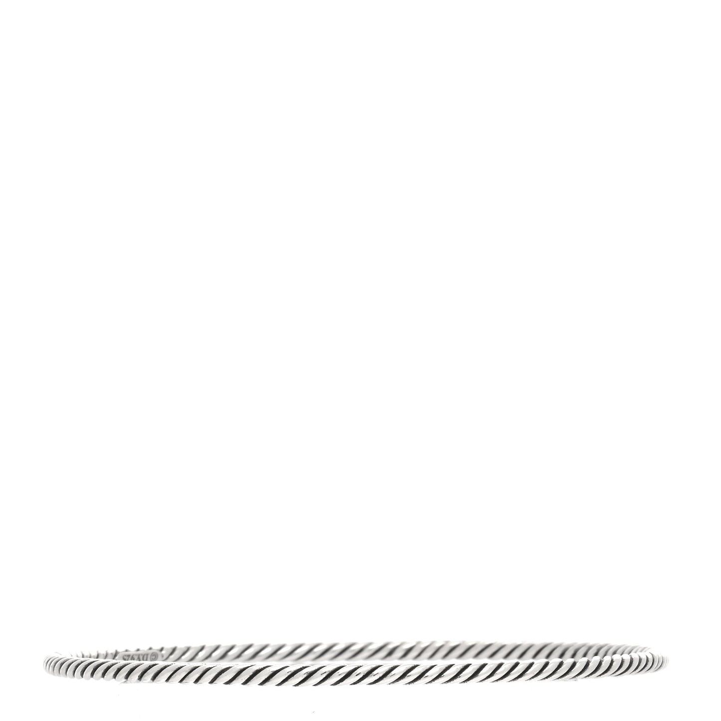 Sterling Silver 2.5mm Cable Classics Bangle Bracelet