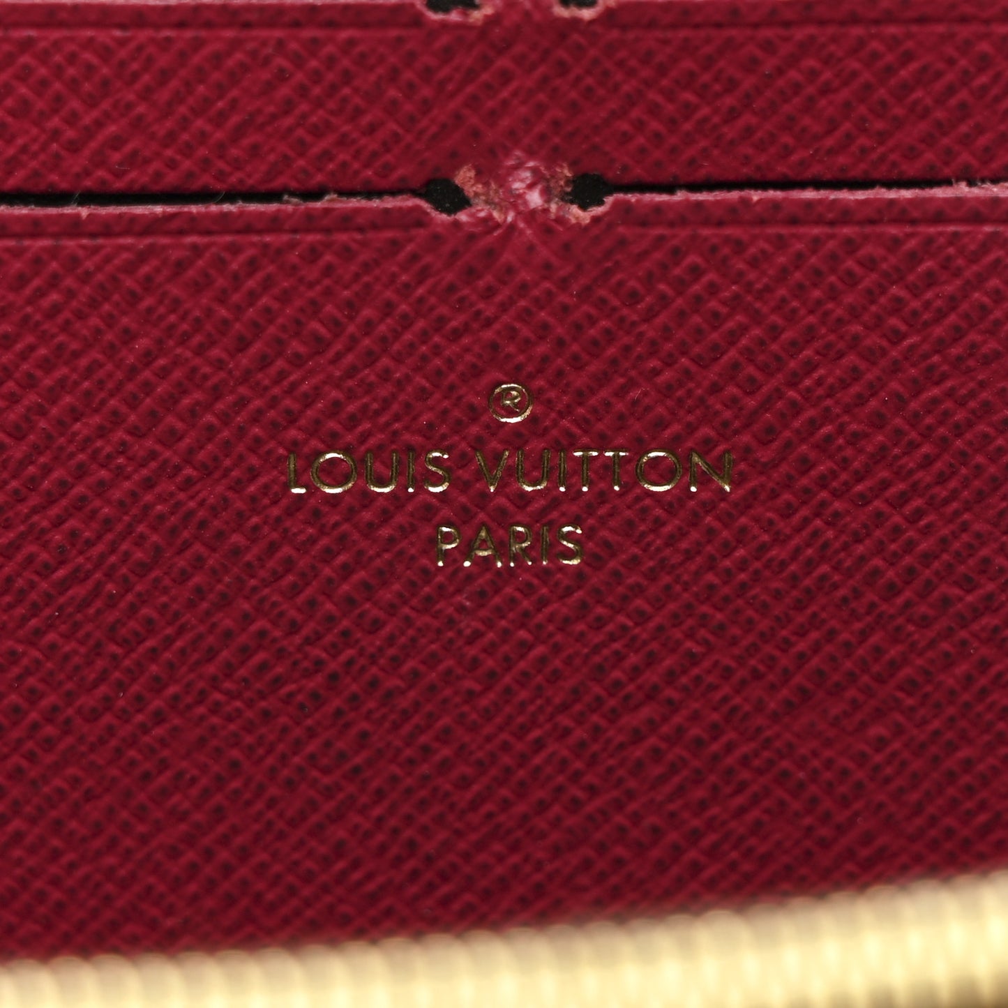 Monogram Clemence Wallet Fuchsia