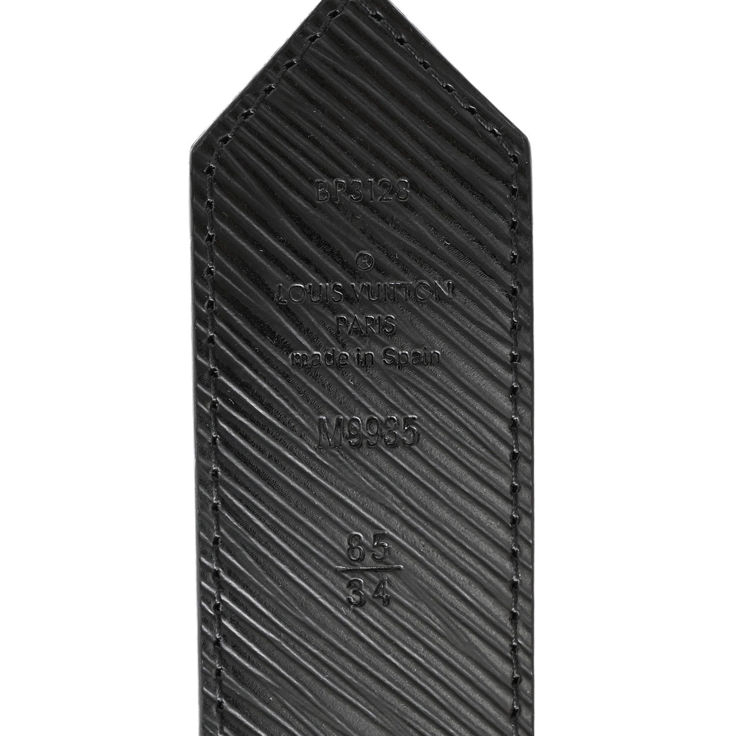 Louis Vuitton Monogram Epi 35mm LV Circle Reversible Belt 85 34 Black 6 of 9