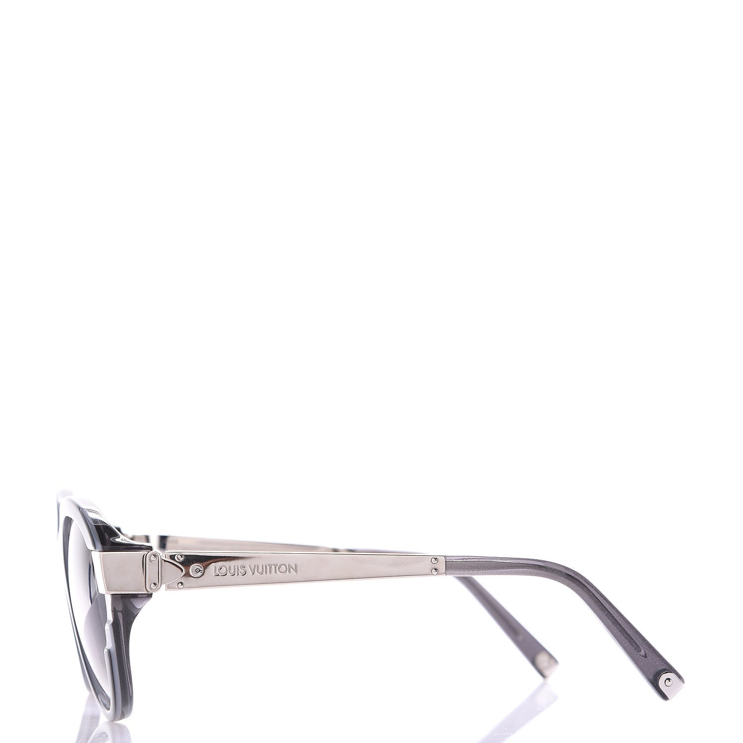 Louis Vuitton Acetate Petit Soupcon Cat Eye Sunglasses Z0489W Black 2 of 8