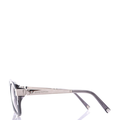 Louis Vuitton Acetate Petit Soupcon Cat Eye Sunglasses Z0489W Black 2 of 8
