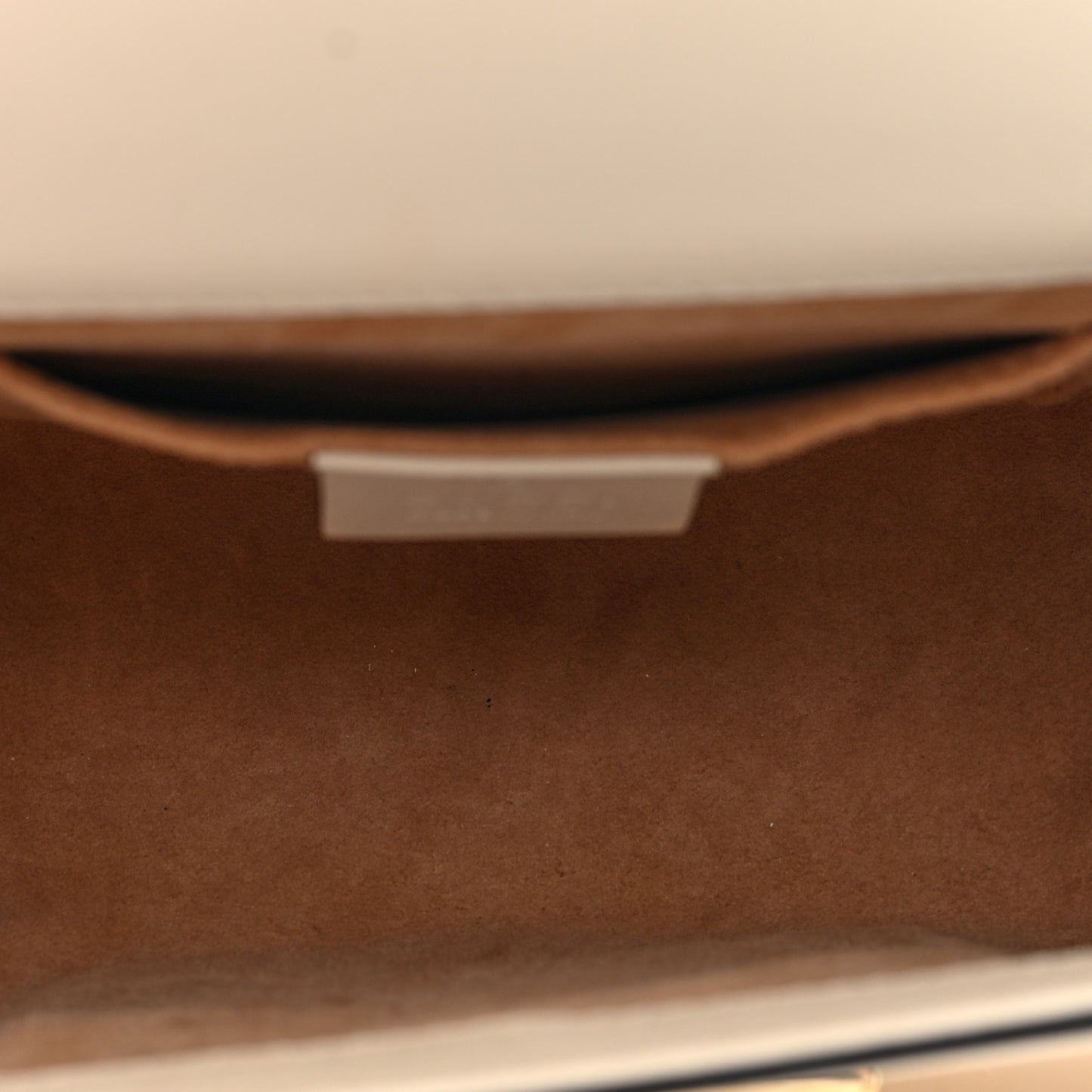 Calfskin Studded Small Padlock Shoulder Bag White