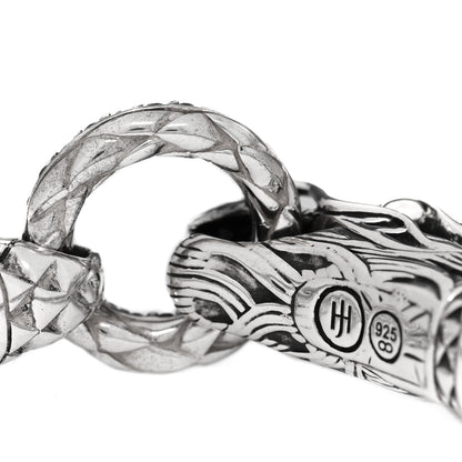 John Hardy Sterling Silver Black Sapphire Legends Naga Station Bracelet 5 of 5