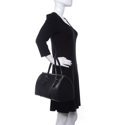 Burberry Calfskin Bowling Bag Black 2 of 9