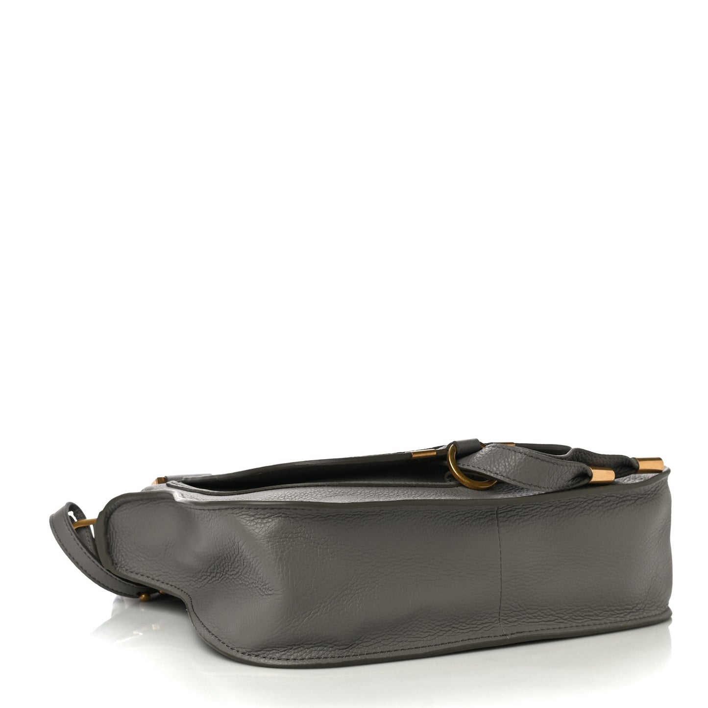Calfskin Small Marcie Satchel Cashmere Grey