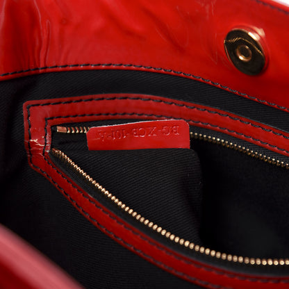 Valentino Garavani Patent Lacca Bow Tote Red 8 of 11