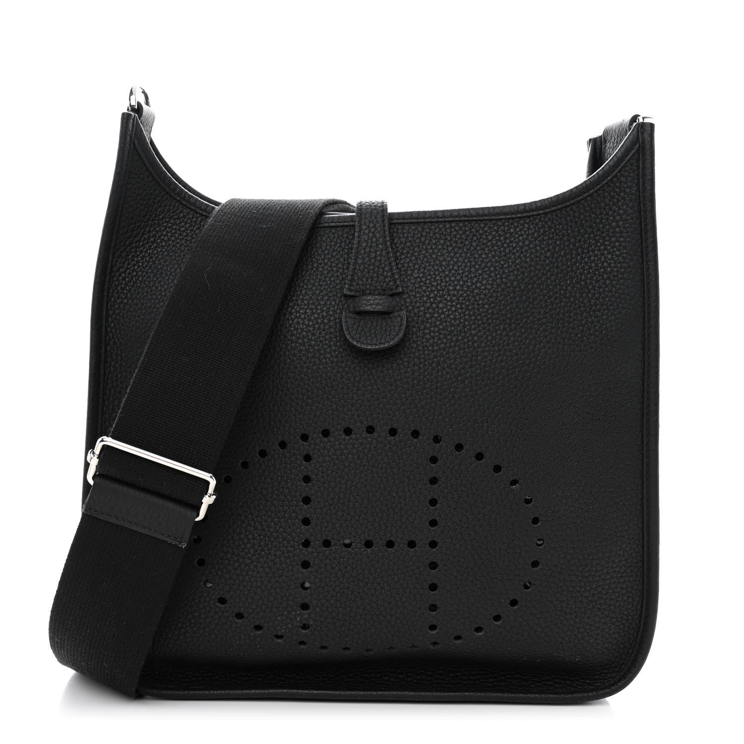 Hermes Taurillon Clemence Evelyne III PM Black 1 of 10