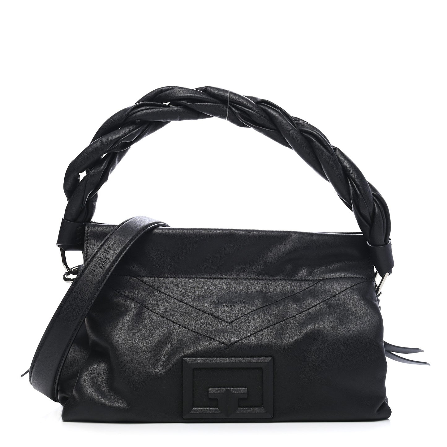 Calfskin Medium ID93 Satchel Black