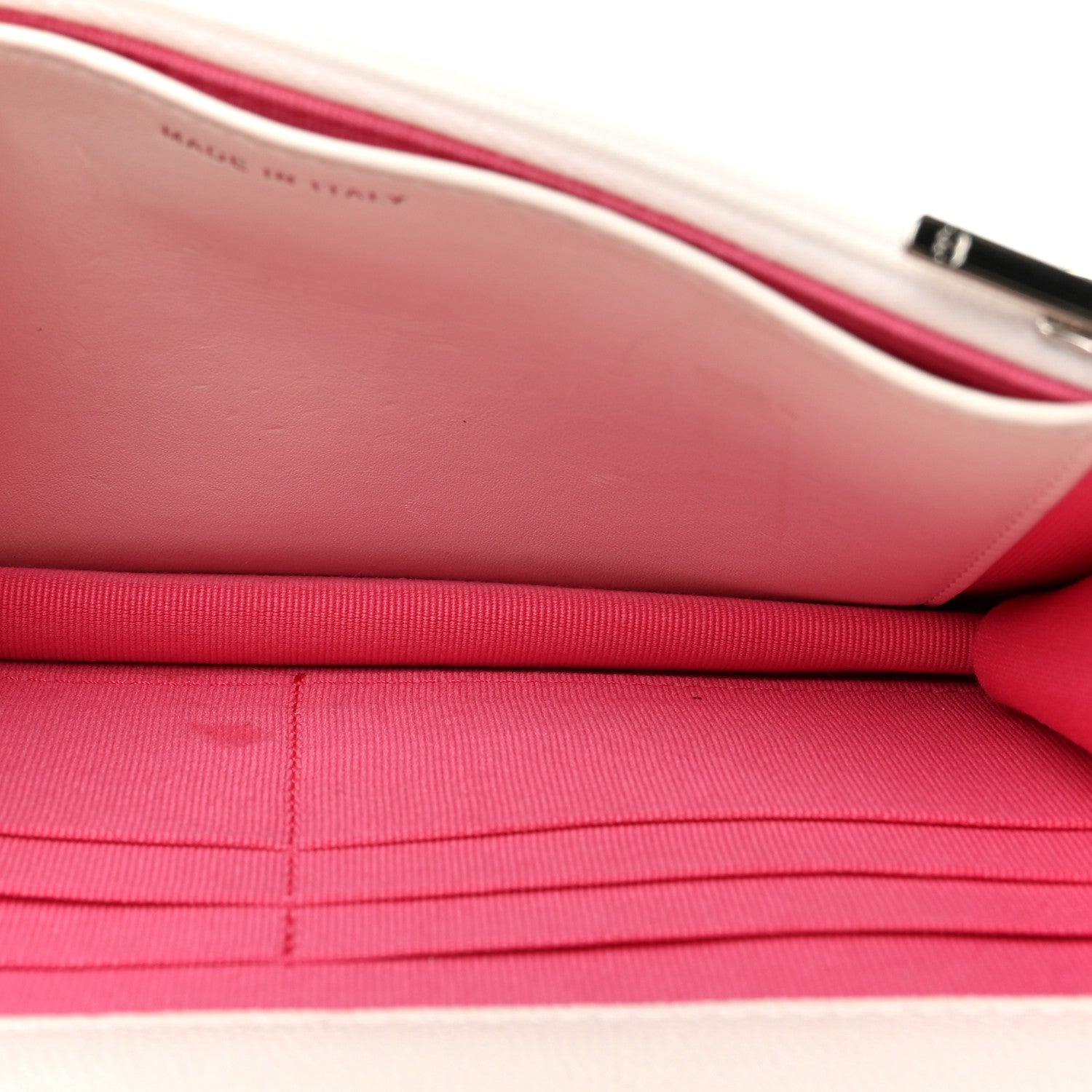 Chanel Caviar Quilted Chanel 19 Wallet On Chain WOC White Pink 5 of 11