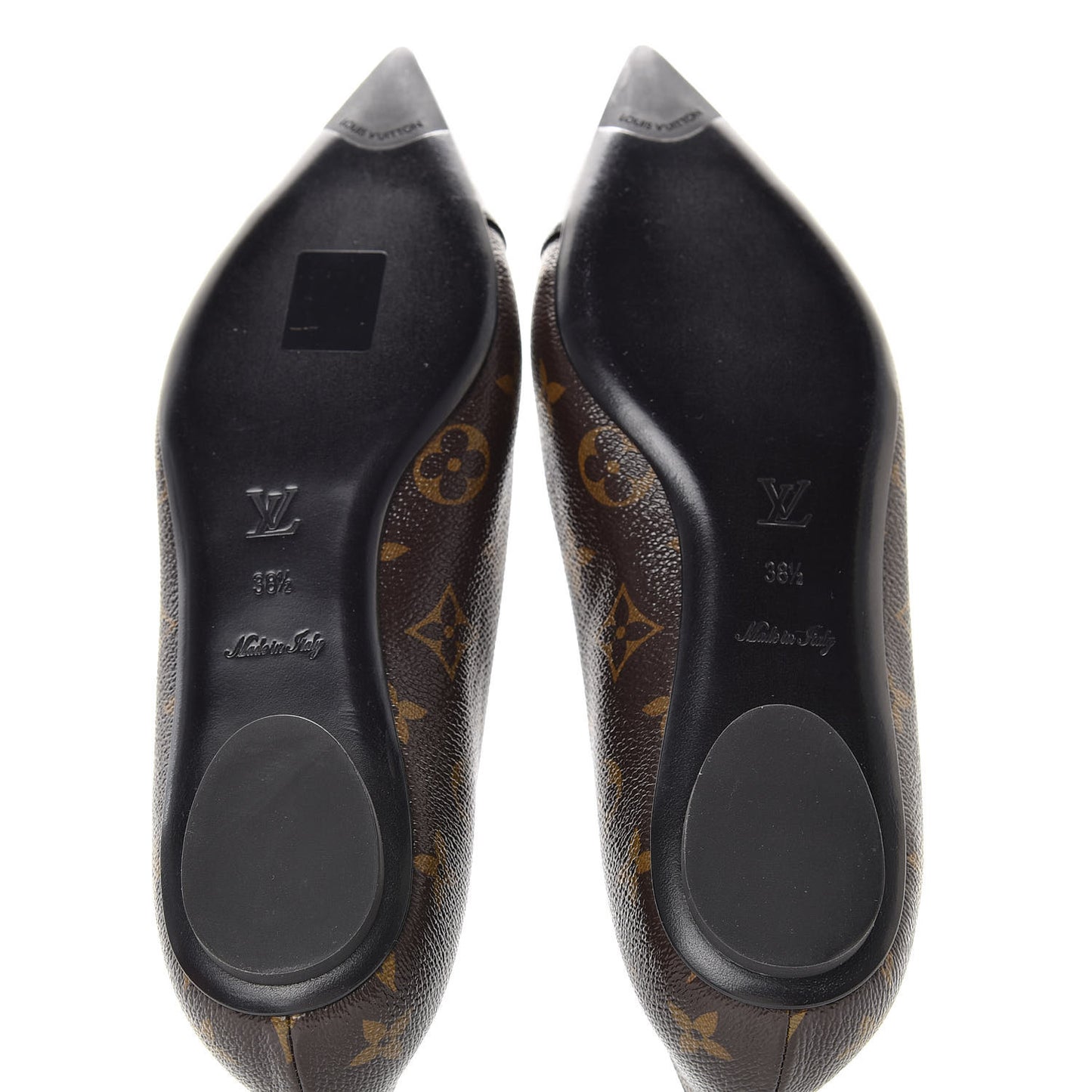 Patent Monogram Fetish Ballerina Flats 38.5