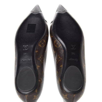 Louis Vuitton Patent Monogram Fetish Ballerina Flats 38.5 6 of 9