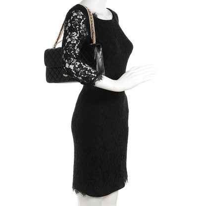 Chanel Lambskin Quilted Medium Westminster Pearl Flap Black 2 of 7