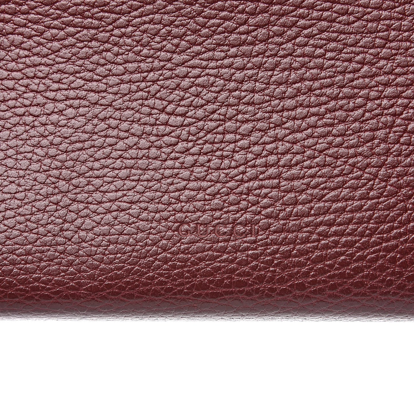 Dollar Calfskin Crystal Mini Dionysus Chain Wallet Vintage Bordeaux