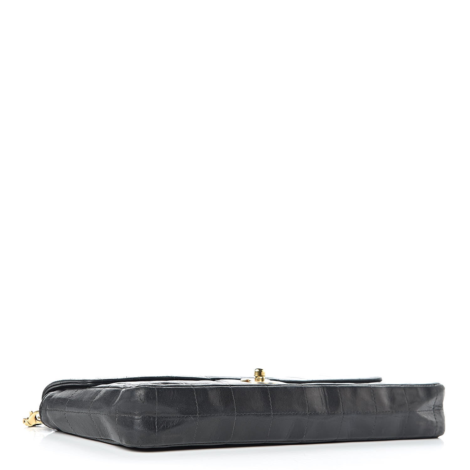 Chanel Lambskin East West Chocolate Bar Flap Black 4 of 11