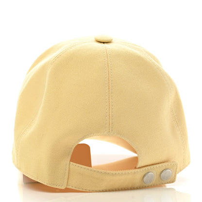 Hermes Cotton Canvas Tess Hat 56 Jaune Sable 6 of 8