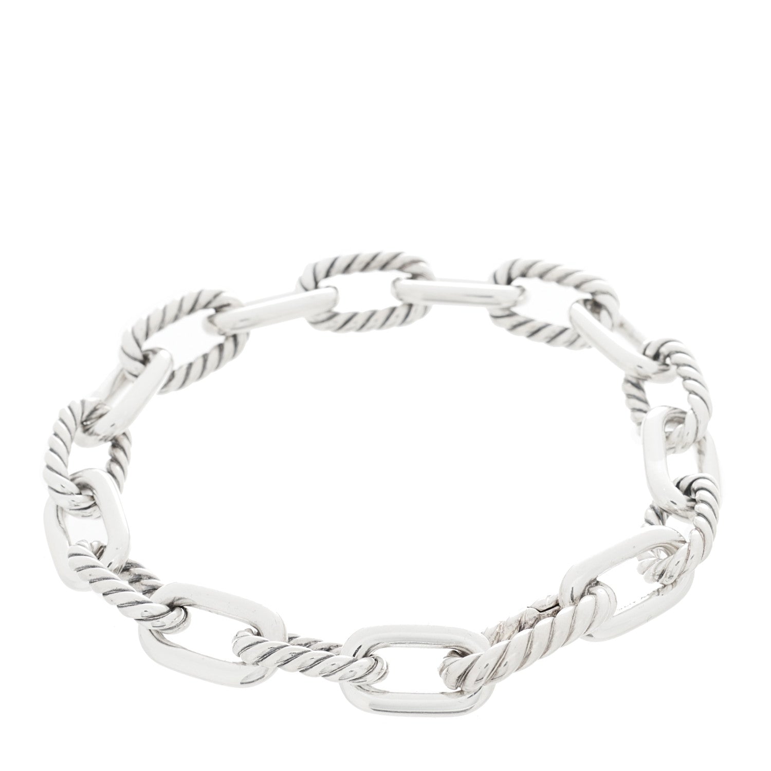 David Yurman Sterling Silver 8.5mm Madison Chain Bracelet 2 of 3